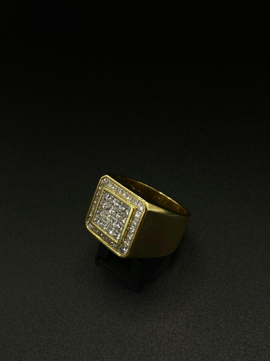 Sello Cuadrado de Diamantes