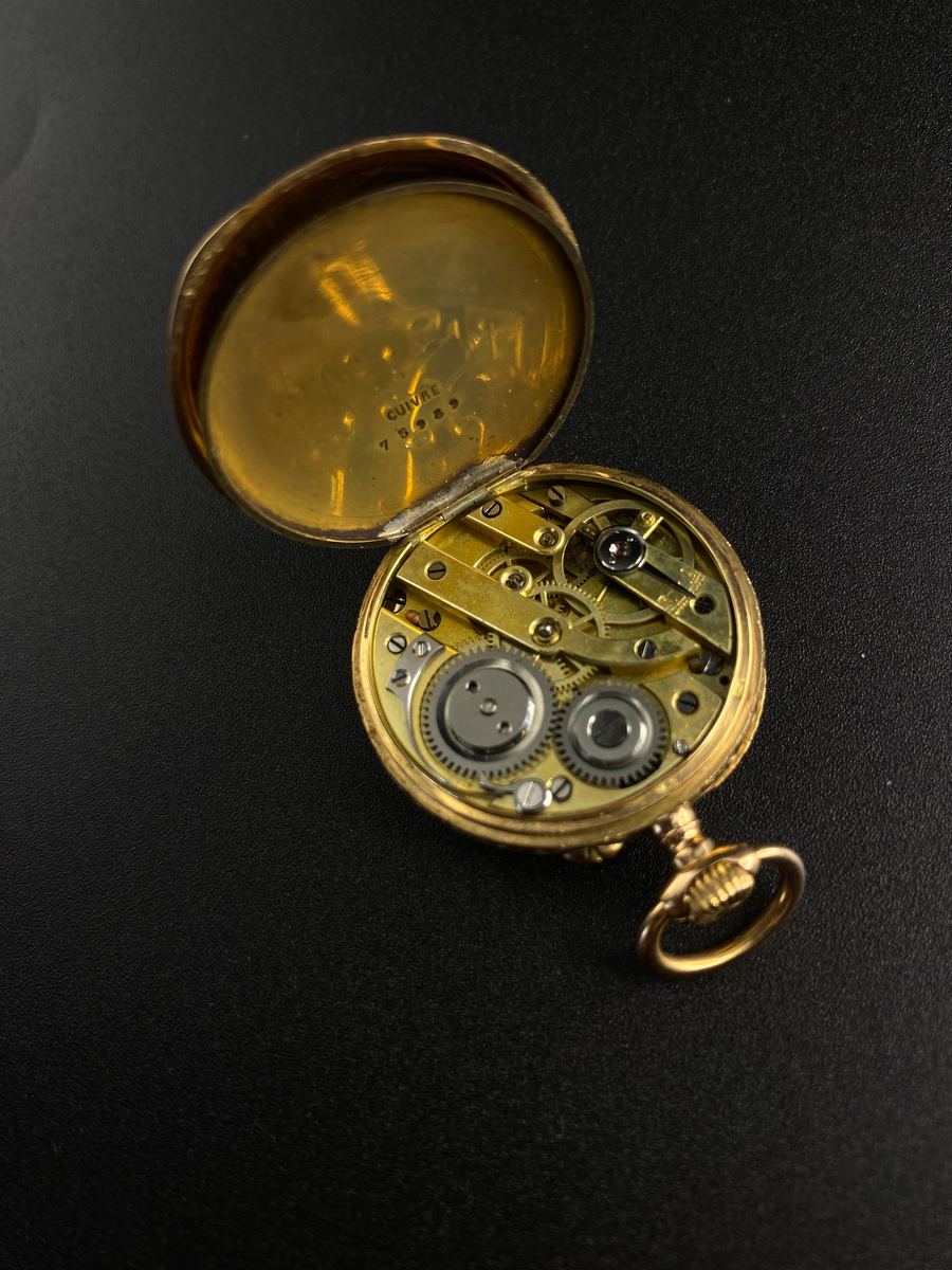 Reloj de Bolsillo Movimiento Bicolor