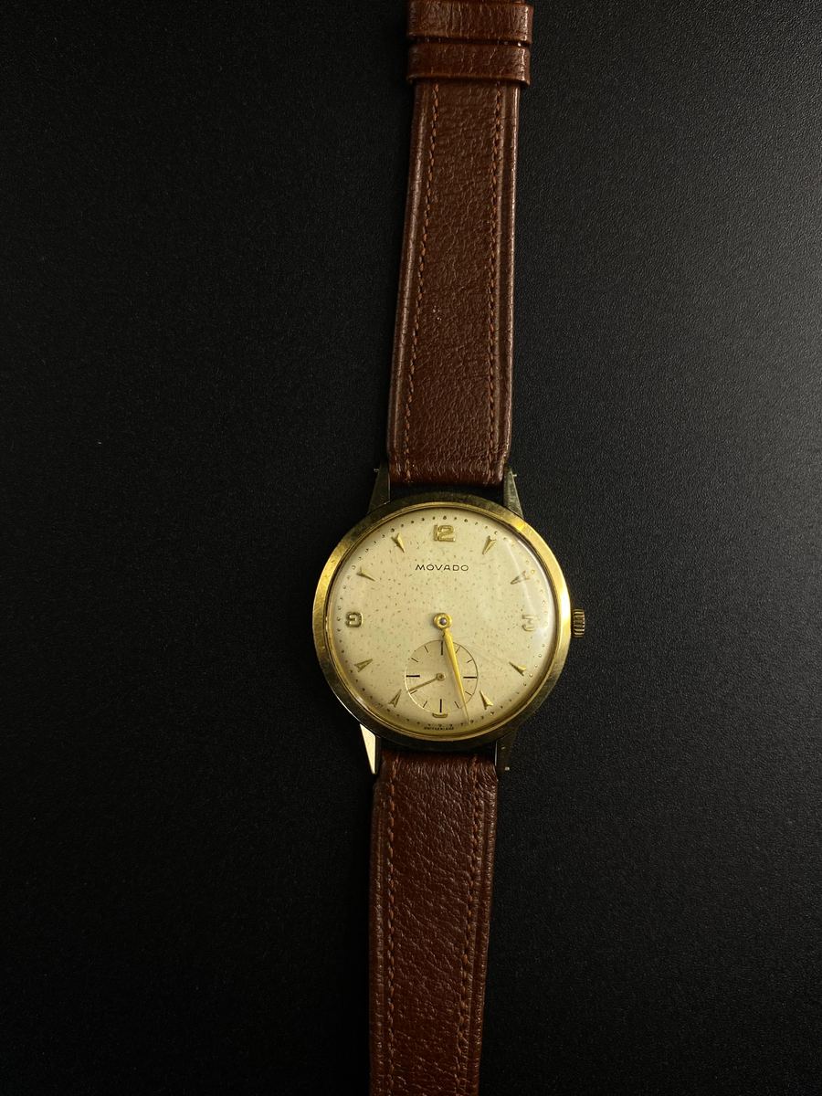 Reloj Oro Marrón Clásico I